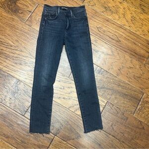 Denim Forum the Nico mid rise skinny crop jeans
